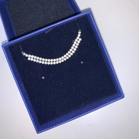 Swarovski CZ Dainty Tennis Necklace - Picture 4 of 5